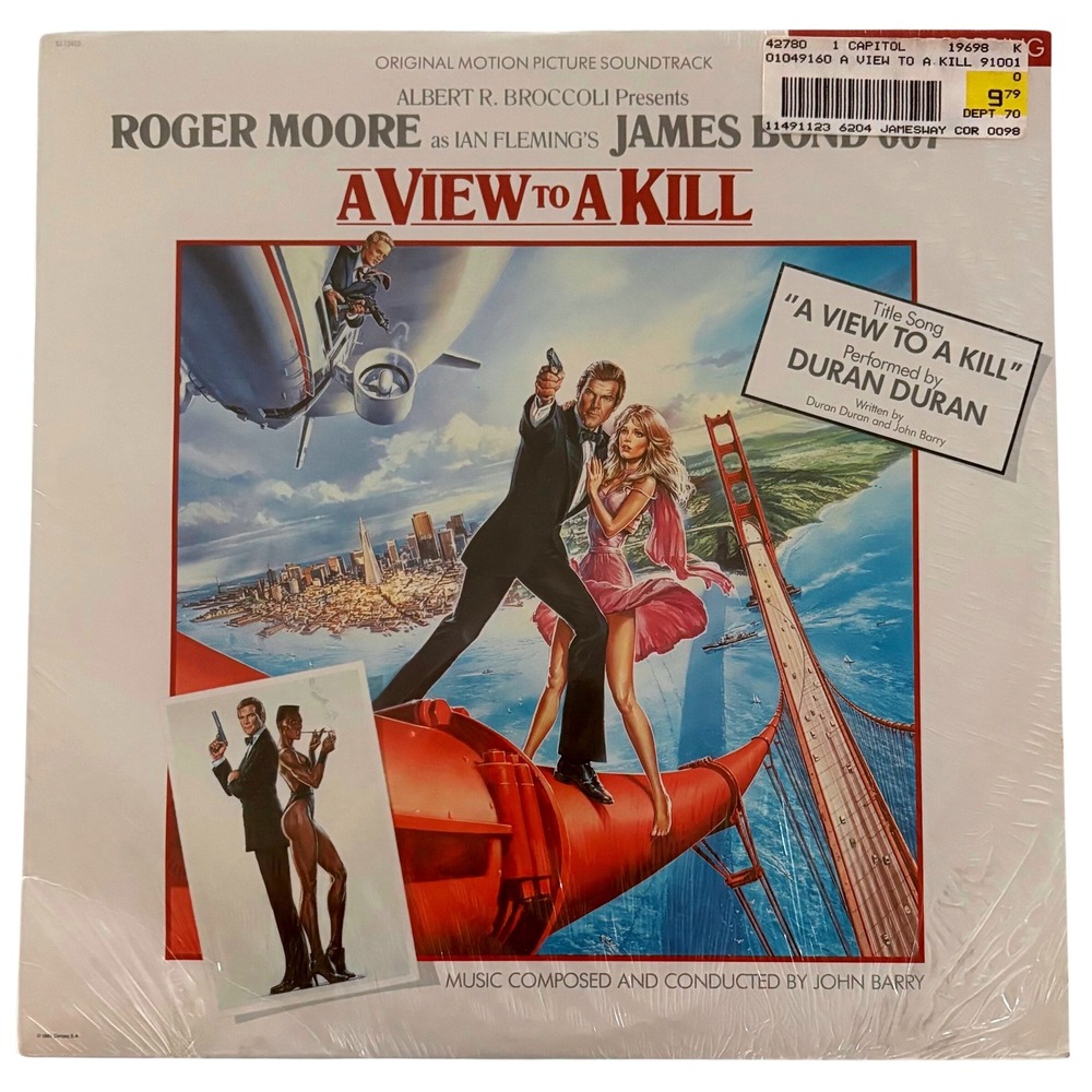 James Bond A View To A Kill Soundtrack Vinyl LP Duran Duran John Barry Sealed